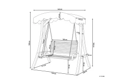 Andria Hängsoffa 164 cm
