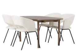 Andy Matgrupp 180 cm Oval med 4 Day stolar