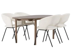 Andy Matgrupp 180 cm Oval med 4 Day stolar