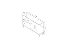 Ansel Konsollbord 120 cm