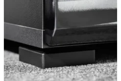 Apryl Modern TV Mediamöbel med Vitrinskåp och LED-belysning