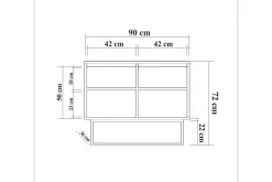 Ardauli Konsollbord 90 cm