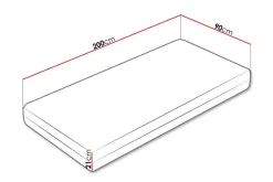 Arigna Resårmadrass 90x200 cm