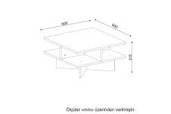 Asillane Soffbord 60 cm