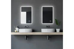 Aspsele Badrumsspegel 45x70 cm LED-belysning