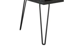 Athena Tv-bänk 107x50 cm Svart/Marmormönster
