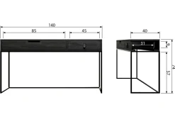 Atila Avlastningsbord 140 cm