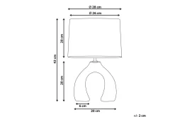 Avsaki Bordslampa 43 cm E27