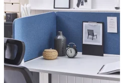 Avskärmning för skrivbord 160 x 40 cm blå WALLY