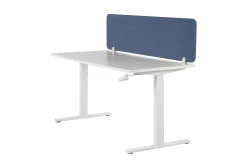 Avskärmning för skrivbord 160 x 40 cm blå WALLY