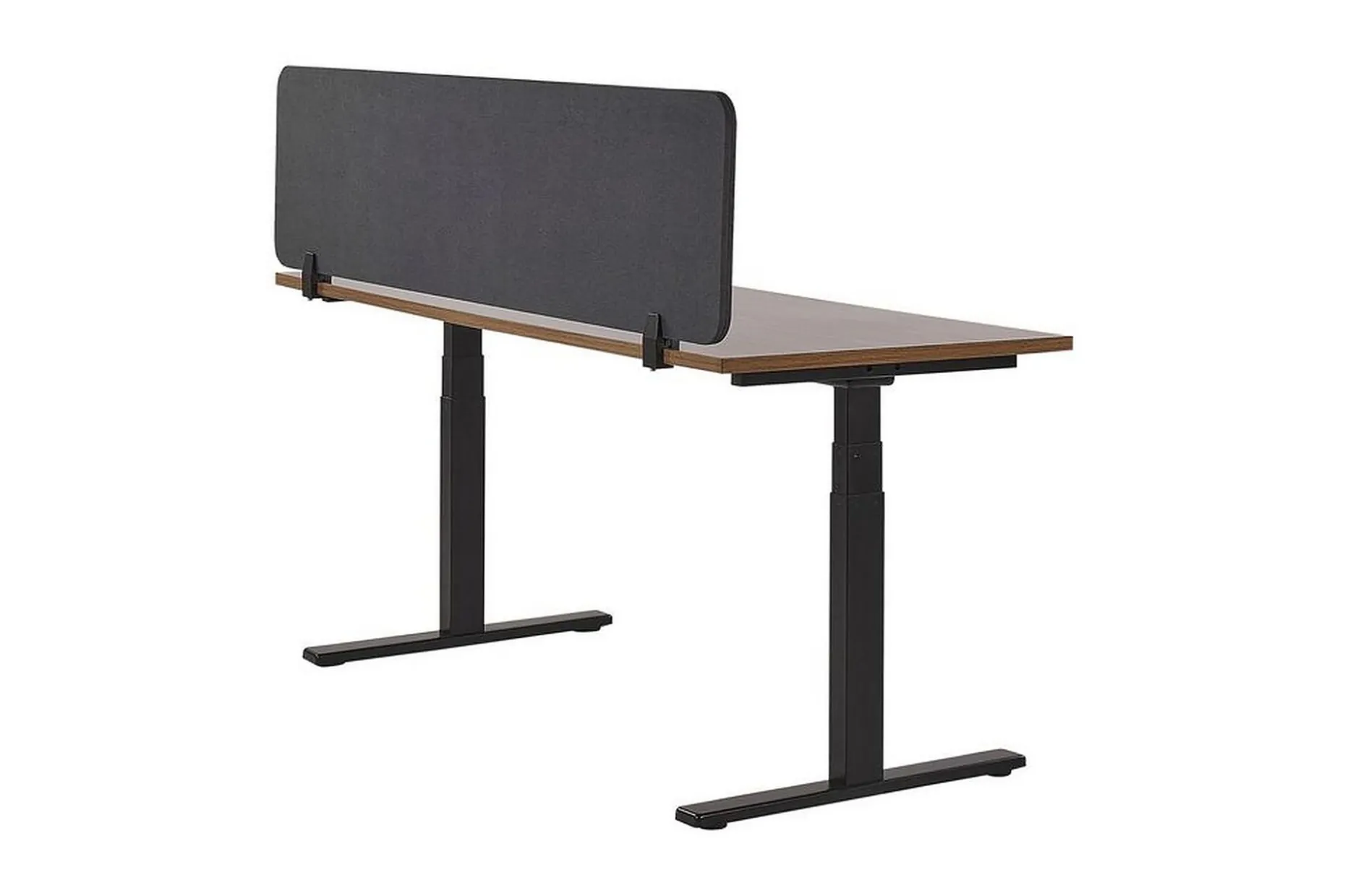 Avskärmning för skrivbord 180x40 cm grå WALLY