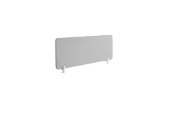 Avskärmning för skrivbord 160x40 cm grå WALLY