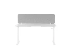 Avskärmning för skrivbord 160x40 cm grå WALLY