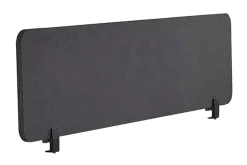 Avskärmning för skrivbord 160x40 cm grå WALLY
