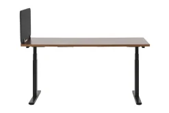 Avskärmning för skrivbord 160x40 cm grå WALLY