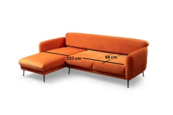 Azeriah Bäddsoffa med Divan Vänster