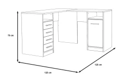 Baacwood Skrivbord 125 cm