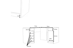 Baacwood Skrivbord 125 cm