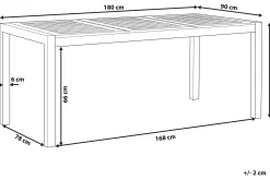Bacoli Matbord Utomhus 180 cm