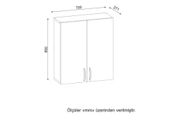 Badrumsskåp Murviedro 70 cm