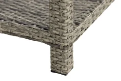 Bahamas Loungebord och Soffbord Utomhus 75 cm Konstrotting Glas