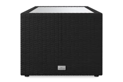 Bahamas Soffbord med hylla Utomhus 113 cm Konstrotting