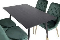 Balisa Matgrupp 120 cm inkl 4 Valerie Lyx Sammetsstolar