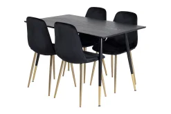 Balisa Matgrupp 120 cm inkl 4 Pontus Sammetsstolar