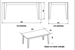 Bascle Matbord 180 cm