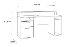 Bays Gaming Skrivbord 160 cm
