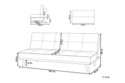 Bäddsoffa Froya 183 cm