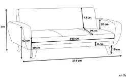 Bädssofa Florli 214 cm