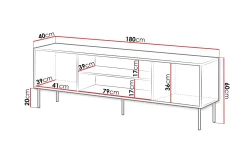 Belonger Tv-bänk 180 cm