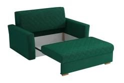 Bensbyn 2-sits Bäddsoffa Rutmönster