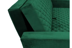 Bensbyn 2-sits Bäddsoffa Rutmönster