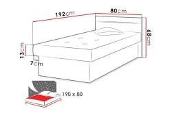 Berta Ramsäng 192x80x68 cm