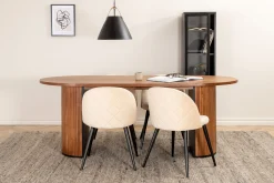 Biana Matgrupp 200 cm Oval inkl 4 Velvets Stolar