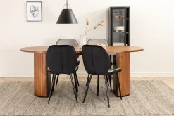 Biana Matgrupp 200 cm Oval inkl 4 Emsa Stolar