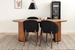 Biana Matgrupp 200 cm Oval inkl 4 Kullersbro Stolar