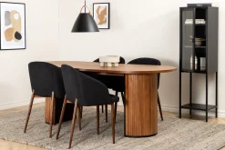 Biana Matgrupp 200 cm Oval inkl 4 Kullersbro Stolar