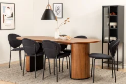 Biana Matgrupp 200 cm Oval inkl 6 Moncoll Stolar