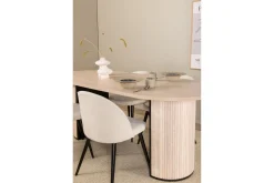 Biana Matgrupp 200 cm Oval inkl 4 Valera Manchesterstolar