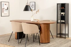 Biana Matgrupp 200 cm Oval inkl 4 Berita Stolar