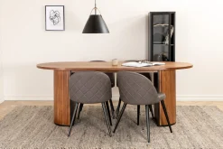 Biana Matgrupp 200 cm Oval inkl 4 Velvets Stolar