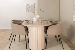 Biana Matgrupp 200 cm Oval inkl 4 Berita Stolar