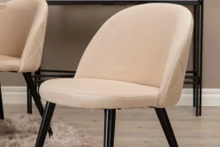 Biana Matgrupp 100 cm Rund inkl 4 Velvets Stolar