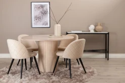 Biana Matgrupp 100 cm Rund inkl 4 Velvets Stolar