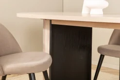 Bianca Matgrupp 200 cm Oval med 4 Velvet stolar
