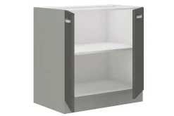 Bianco Skåp med dörrar 80x52x82 cm