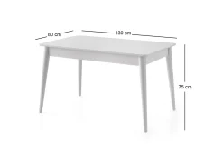 Bingdi Matbord 130 cm Rektangulär